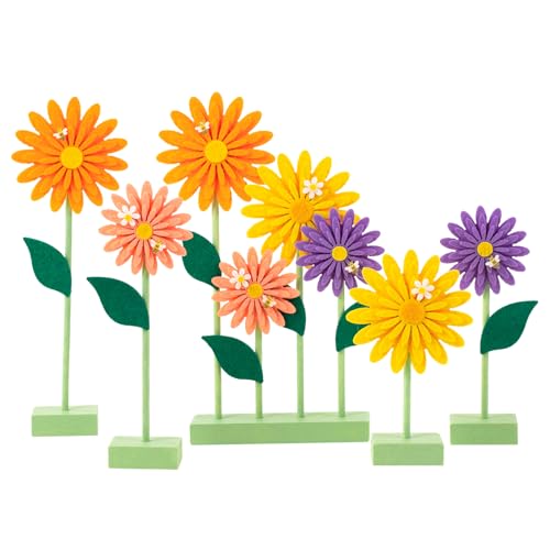 EASY JOY 8 Stück Filzblumen Gänseblümchen Deko für Party Deko Tischdekoration für Mädchen Geburtstag Baby Shower Hochzeit Büro… EASY JOY 8 Stück Filzblumen Gänseblümchen Deko für Party Deko Tischdekoration für Mädchen Geburtstag Baby Shower Hochzeit Büro… von EASY JOY