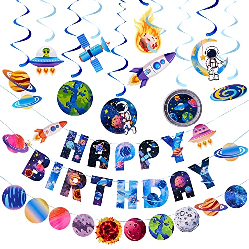 EASY JOY Weltraum deko Planet Geburtstagsdeko Luftschlangen Happy Birthday Banner Girlande Sonnensystem Space Astronauten für Jungen Kindergeburtstag Geburtstag EASY JOY Weltraum deko Planet Geburtstagsdeko Luftschlangen Happy Birthday Banner Girlande Sonnensystem Space Astronauten für Jungen Kindergeburtstag Geburtstag von EASY JOY