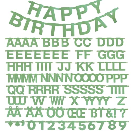 Easy Joy DIY Garland Banner 146 Grün Letters Garland Banner Buchstaben Girlande Buchstabengirlande Party Dekoration Welcome Home Happy Birthday Glückliche Hochzeit Easy Joy DIY Garland Banner 146 Grün Letters Garland Banner Buchstaben Girlande Buchstabengirlande Party Dekoration Welcome Home Happy Birthday Glückliche Hochzeit von EASY JOY