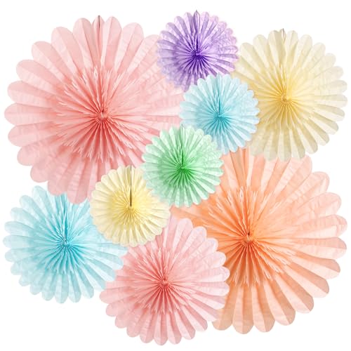 Easy Joy Geburtstagsdeko Pastell,Papierfächer Party Deko Geburtstag,Zimmer Deko Aesthetic,Geburtstagsdeko Mädchen,Pastell Girlande Geburtstag,Bunt Deko für Hochzeit,Babyparty,Verlobung,Brautparty Easy Joy Geburtstagsdeko Pastell,Papierfächer Party Deko Geburtstag,Zimmer Deko Aesthetic,Geburtstagsdeko Mädchen,Pastell Girlande Geburtstag,Bunt Deko für Hochzeit,Babyparty,Verlobung,Brautparty von EASY JOY