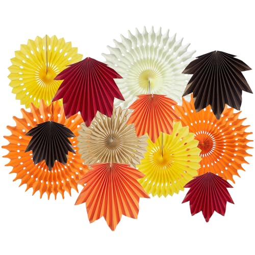 Easy Joy Herbst Dekoration 12 Stück Party Papier Orange Aufhängen Fächer Ahornblatt und Hängende Papier Girlande Dekorpapier für Herbst Erntedankfest Waldgeburtstag Rustikale Hochzeitsparty Easy Joy Herbst Dekoration 12 Stück Party Papier Orange Aufhängen Fächer Ahornblatt und Hängende Papier Girlande Dekorpapier für Herbst Erntedankfest Waldgeburtstag Rustikale Hochzeitsparty von EASY JOY