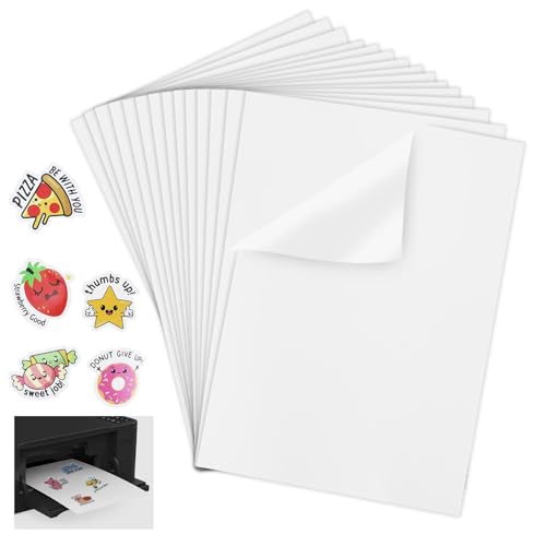 12 Stk A4 Selbstklebende Folien Bedrucken Klebefolien Druckerpapier Wasserfest Bedruckbar Vinylfolie Inkjet Vnyl Aufkleber Sticker Papier Drucker Etikette für Tintenstrahldrucker Laserdrucker 12 Stk A4 Selbstklebende Folien Bedrucken Klebefolien Druckerpapier Wasserfest Bedruckbar Vinylfolie Inkjet Vnyl Aufkleber Sticker Papier Drucker Etikette für Tintenstrahldrucker Laserdrucker von EASYKEENECOM