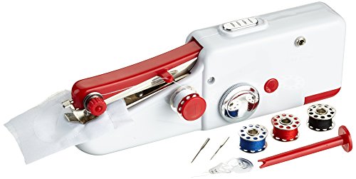 EASYmaxx 02927 Hand-Nähmaschine kompakt | nur 21 cm groß | Ideal für unterwegs | Batteriebetrieben | Weiß EASYmaxx 02927 Hand-Nähmaschine kompakt | nur 21 cm groß | Ideal für unterwegs | Batteriebetrieben | Weiß von EASYmaxx