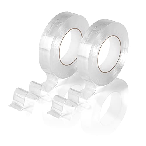 EASYmaxx Doppelseitiges Klebeband transparent 10M | abwaschbar, wiederverwendbar, rückstandslos zu entfernen | für Teppiche, Wandbilder, Fotos, Bilderrahmen, Deko u.v.m EASYmaxx Doppelseitiges Klebeband transparent 10M | abwaschbar, wiederverwendbar, rückstandslos zu entfernen | für Teppiche, Wandbilder, Fotos, Bilderrahmen, Deko u.v.m von EASYmaxx