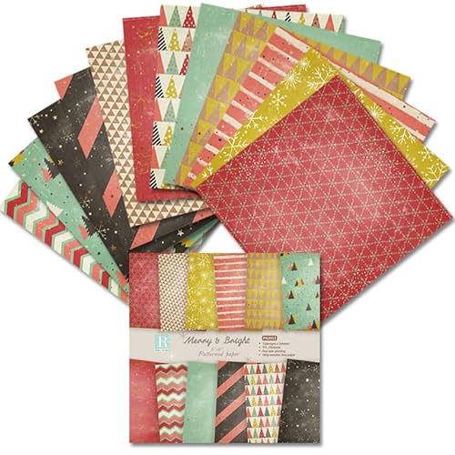 Scrapbook-Papier, Vintage-Linie, Bastelblatt, 24 Seiten/12 einzigartige Designs, doppelseitiges Origami-Kunstzubehör, DIY-Karte, Tagebuch, Album-Dekoration mit rosa Scrapbook-Material, 15,2 x 15,2 cm Scrapbook-Papier, Vintage-Linie, Bastelblatt, 24 Seiten/12 einzigartige Designs, doppelseitiges Origami-Kunstzubehör, DIY-Karte, Tagebuch, Album-Dekoration mit rosa Scrapbook-Material, 15,2 x 15,2 cm von EAZHOP
