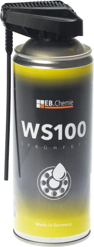 Sprühfett Fettspray WS100 400ml Aerosoldose Korrosions- und Verschleißschutz Vollsynthetisches Langzeitschmierfett von EB.Chemie