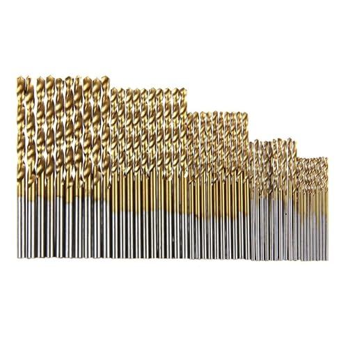 Lochsägen-Sets, 150-teiliges Mini-Spiralbohrer-Set, 0,4 Mm – 3,2 Mm, Kleines Bohrer-Boxöffner-Lochset For Die Holzbearbeitung, Kunststoff Und Aluminium, HSS-Bohrer-Set(50PCS Drill No box) von EBAYTV