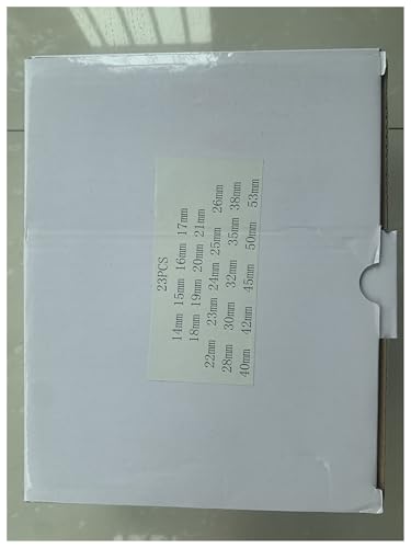 Lochsägen-Sets, 16PCS/20Pcs/23PCS Set 14-50mm Forstner Bohrer Bits Holzbearbeitung Selbst Zentrierung Loch Sah Cutter(23PCS 14-53MM) von EBAYTV