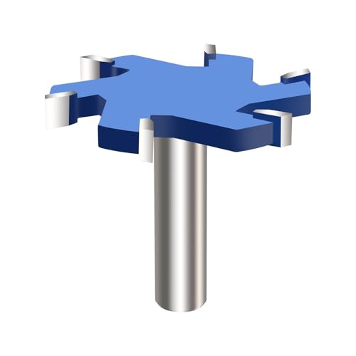 Lochsägen-Sets, 6 Flöten CNC-Fräser For Die Oberflächenbearbeitung Von Spoilboards, 12,7 Mm Schaft, 65 Mm Schnittdurchmesser, Holzfräser, Hobel, Holzbearbeitungswerkzeug von EBAYTV