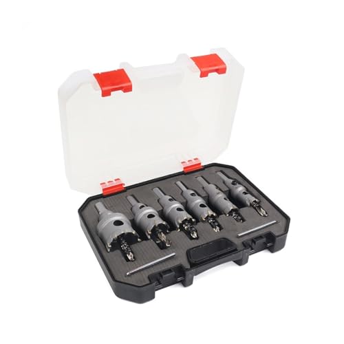 Lochsägen-Sets, Hartmetall-Mehrzahn-Lochöffner Aus Edelstahl, Metall-Eisenplatte, Aluminiumlegierung, Rundrohr, Tür- Und Fenster-Reibbohrer-Set von EBAYTV