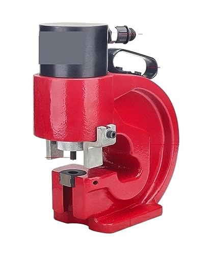 Tischbohrmaschine, Hydraulischer Split-Lochstanzer, 30T, Lochbagger, Kraftstanzwerkzeug-Set for Eisenplatten, Kupfer, Aluminium, Edelstahl(CH-70) von EBAYTV