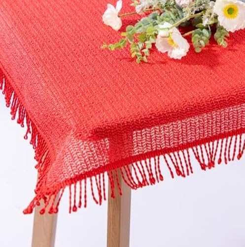 Gartentischdecke mit Fransen | Rot - Oval - 160x220cm | Weichschaum-Tischdecke | Schaumdecke | Klassik-Outdoor-Decke | rutschfest | wetterbeständig Gartentischdecke mit Fransen | Rot - Oval - 160x220cm | Weichschaum-Tischdecke | Schaumdecke | Klassik-Outdoor-Decke | rutschfest | wetterbeständig von EBD