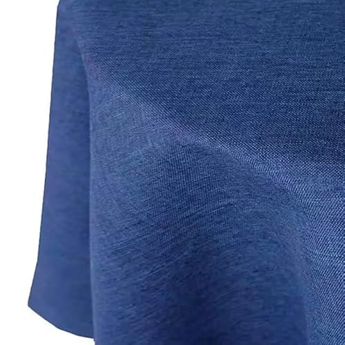 Tischdecke | Blau - Rund - 160cm | Gartentischdecke | Outdoor-Decke | Lotus-Effekt | Leinen-Optik | Schmutzabweisend Tischdecke | Blau - Rund - 160cm | Gartentischdecke | Outdoor-Decke | Lotus-Effekt | Leinen-Optik | Schmutzabweisend von EBD