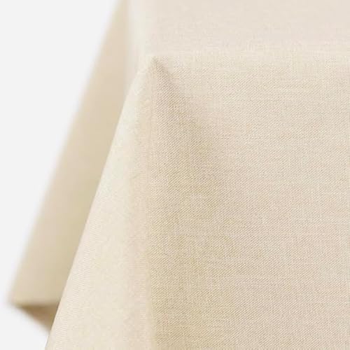 Tischdecke | Champagner/Creme - Eckig - 110x160cm | Gartentischdecke | Outdoor-Decke | Lotus-Effekt | Leinen-Optik | Schmutzabweisend Tischdecke | Champagner/Creme - Eckig - 110x160cm | Gartentischdecke | Outdoor-Decke | Lotus-Effekt | Leinen-Optik | Schmutzabweisend von EBD