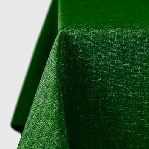 Tischdecke | Dunkelgrün - Eckig - 130x260cm | Gartentischdecke | Outdoor-Decke | Lotus-Effekt | Leinen-Optik | Schmutzabweisend Tischdecke | Dunkelgrün - Eckig - 130x260cm | Gartentischdecke | Outdoor-Decke | Lotus-Effekt | Leinen-Optik | Schmutzabweisend von EBD