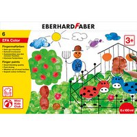 6 EBERHARD FABER EFA Color Fingerfarben farbsortiert 6x 100,0 ml von EBERHARD FABER