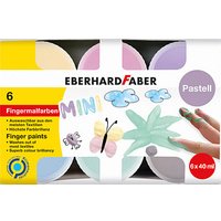 6 EBERHARD FABER EFA Color Pastell Fingerfarben farbsortiert 6x 40,0 ml von EBERHARD FABER