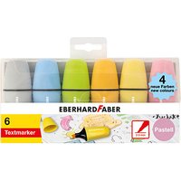 EBERHARD FABER Pastell Mini Textmarker farbsortiert, 6 St. von EBERHARD FABER