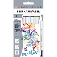 EBERHARD FABER Duo Fineliner farbsortiert 0,4 mm, 10 St. von EBERHARD FABER