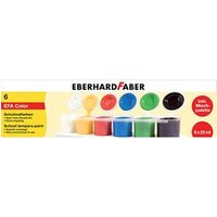 EBERHARD FABER Schulmalfarben farbsortiert 6 x 25,0 ml von EBERHARD FABER