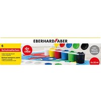 EBERHARD FABER Schulmalfarben farbsortiert 6 x 25,0 ml von EBERHARD FABER