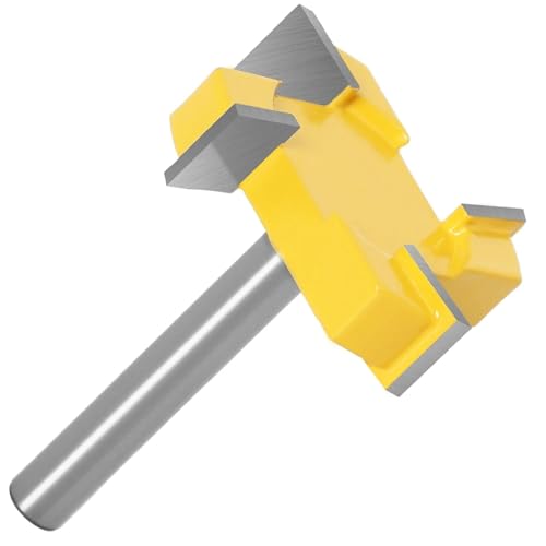 1 stück 6mm 8mm 12mm Schaft 4 Kanten T Typ Stoßfräser Holzbearbeitungswerkzeug Fräser for Holz Fräser in Industriequalität(Z4-12X50.8X9.52) von EBGAZSPD