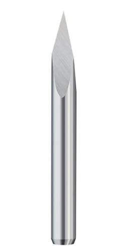 10 stücke Gravur Bit 3 Kante Pyramide Gravur Bits 3,175mm Schaft 20-90D Hartmetall-schaftfräser Router Bit Fräser(10pcs 90Dx0.3mm) von EBGAZSPD