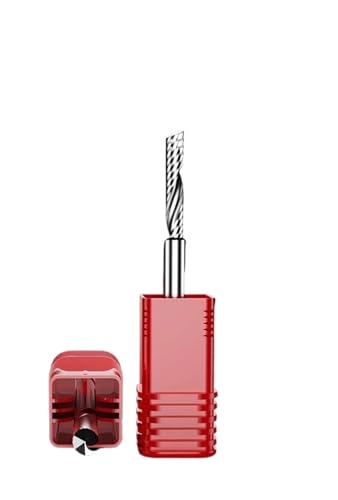 2 stücke 3,175 Schaft Spirale Upcut Router Bits Einzelne Flöte Hartmetall-schaftfräser Gravur Fräser Werkzeug(H07052517) von EBGAZSPD