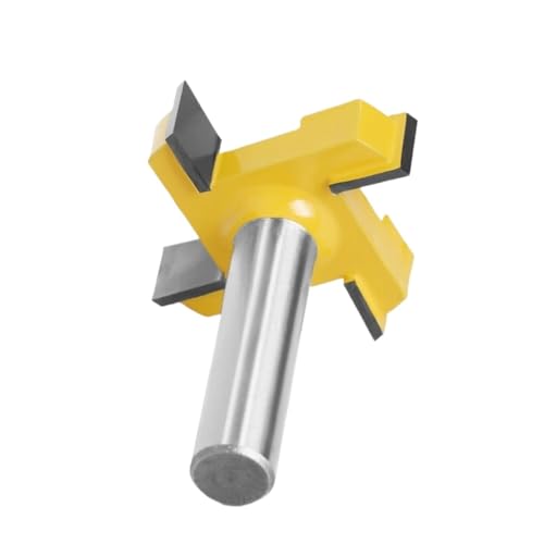 2 stücke 4 Rand T Typ Stoßen Fräser Holzbearbeitung Werkzeug Router Bits for Holz Industrie Grade Fräser Stoßen(12X51X12.7mm) von EBGAZSPD