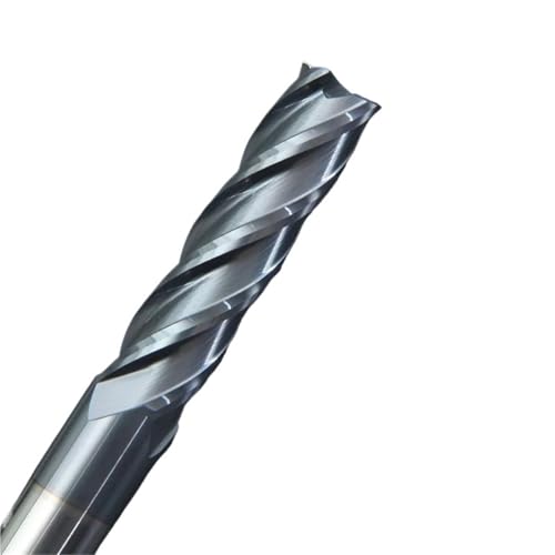 2 stücke Schaftfräser Legierung Hartmetall Stahl Fräser Schaftfräser HRC50 4 Flöte 4mm 6mm 8mm 10mm 12mm 14mm 16mm Metall Cutter Fräswerkzeuge(10x10Dx75L) von EBGAZSPD
