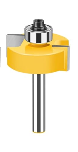 8mm Schaft T-Nutfräser Fräser mit Lager T Typ Rabbeting Holzbearbeitungswerkzeug Holzschlitzfräser(8mmx31.7mmx11mm) von EBGAZSPD