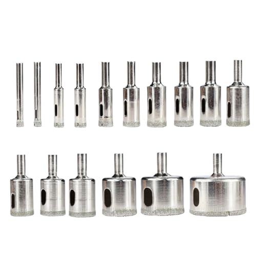 Diamantbeschichteter Lochsägen-Bohrer-Set, 3–60 mm, Diamant-Kernbohrer for Bohren von Glas, Marmor, Fliesen und Granit(42mm) von EBGAZSPD