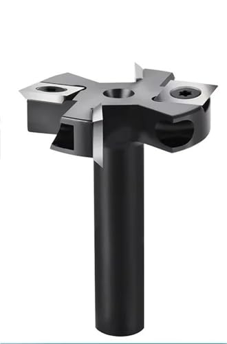 Fräser 4-Flöten-Spoilboard-Oberflächenfräser-Bits 8 12-mm-Schaft-Holzhobel-Bit-Einsatz Hartmetall-Platten-Abflachungs-Bit(12x45x60Lx4T) von EBGAZSPD