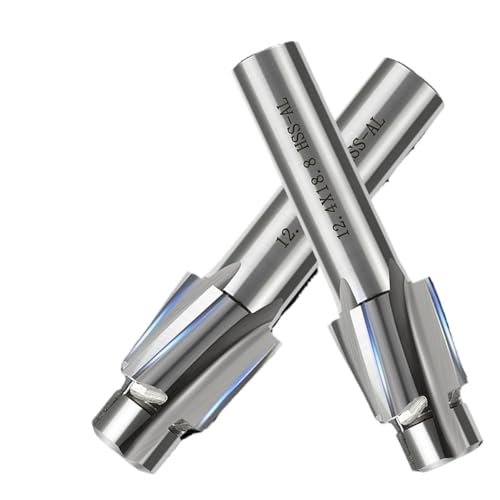 HSS-Senkfräser M3-M16 Pilot-Stoßwerkzeuge Senkfräser 4 Flöten Pilot-Flachsenkbohrer(5pcs M3-M8) von EBGAZSPD