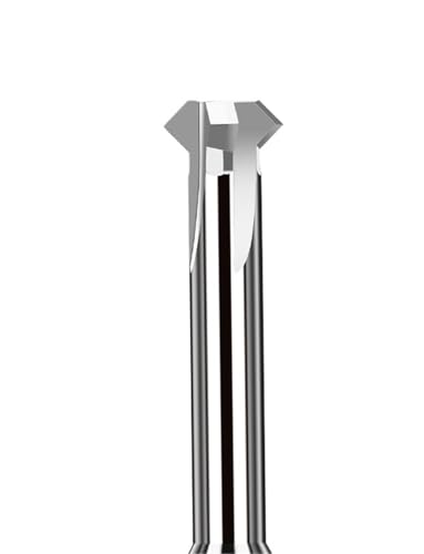 Hartmetall-Fasenfräser Wolframstahl-Fasenfräser Oberer unterer Fase-Metallfräser(90 degree,Coated,D14x75L) von EBGAZSPD