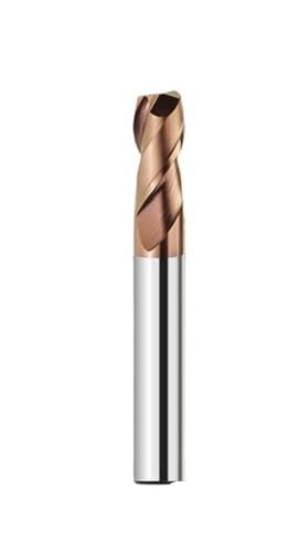 Hartmetall-Schaftfräser HRC55 Schneidwerkzeug Intervall 0,1 mm for die Bearbeitung von flachen Metallfräsern 2/4 Flöten Wolframstahl-Fräser(HRC55 4F,D3xD4x50L) von EBGAZSPD