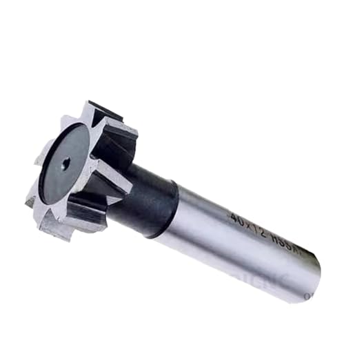 T-Nutfräser for Metall, HSS, Woodruff-Schlüsselsitz, Fräser, Dicke 1–12 mm, Durchmesser 8–50 mm(2 mm,32D 16d 90L) von EBGAZSPD