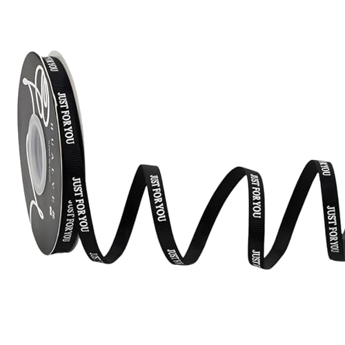 EBHO 1 Rolle 1cm x 36m Geschenkband Schwarz, Dekoration Geschenkband breit Schleifenband, für Hochzeit, Taufe und Geburtstag Geschenke EBHO 1 Rolle 1cm x 36m Geschenkband Schwarz, Dekoration Geschenkband breit Schleifenband, für Hochzeit, Taufe und Geburtstag Geschenke von EBHO