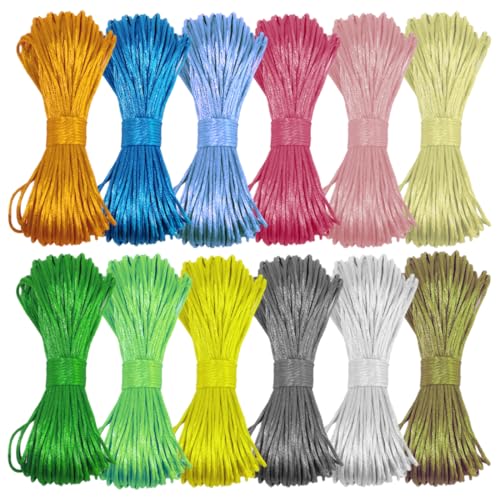EBOBBY Nylonschnur für Armbänder 1,5mm Satinkordel Satinschnur für Armbänder Satinbänder Rattail Seide Schnur für Halsketten Chinesische Knotenschnur Kumihimo Halskette Satinkordel für Armbänder EBOBBY Nylonschnur für Armbänder 1,5mm Satinkordel Satinschnur für Armbänder Satinbänder Rattail Seide Schnur für Halsketten Chinesische Knotenschnur Kumihimo Halskette Satinkordel für Armbänder von EBOBBY