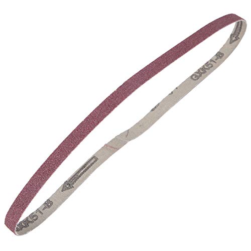 10 Pcs Aluminiumoxid -Dinggurte Eingestellt 533 X 9 Mm Sortiert für Effizientes Ding und Scharn (60#) von EBTOOLS