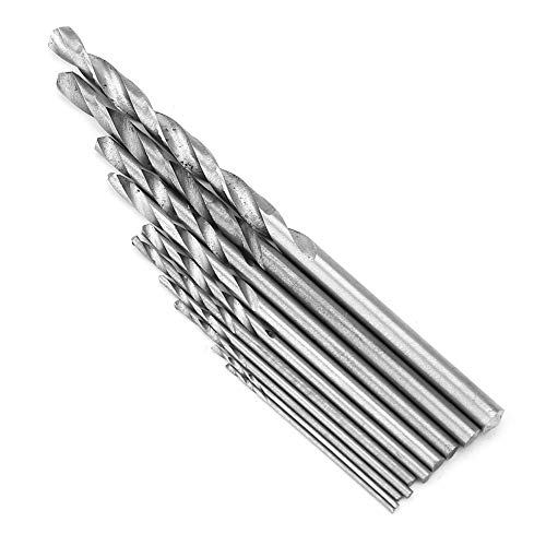 10-pcs Hochgeschwindigkeitsstahlbohrbits Set, 0,5-m-Größen für Holz, Metall und Mehr von EBTOOLS