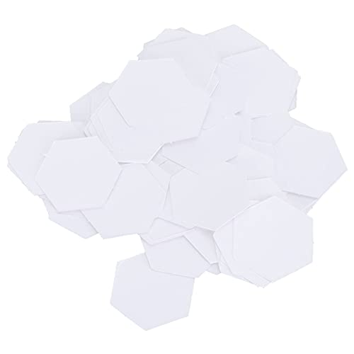 100pcs Hex Patch-Work-Quilt-Vorlagen für Einfache DIY-Nähen und Tragbare Modellboard-Tools (16 mm Sechseck) von EBTOOLS