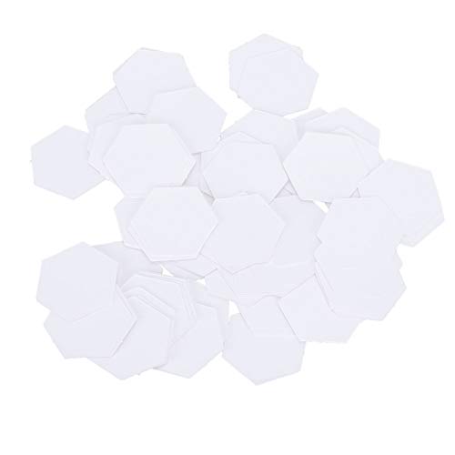 100pcs Hex Patch-Work-Quilt-Vorlagen für Einfache DIY-Nähen und Tragbare Modellboard-Tools (22 mm Sechseck) von EBTOOLS