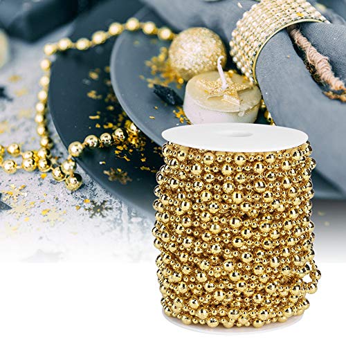 20m D Künstlicher F Perlen Bead St Für Eleg W Decor-, Weihnachtsbaum- und DIY -Projekte (GOLD) von EBTOOLS
