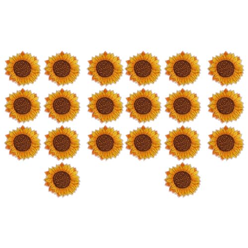 20pcs Sonnenblume Bestickte Flecken für DIY -Kleidung, Rucksäcke und Accessoires - Bügeleisen oder Nähen an Applikationen 20pcs Sonnenblume Bestickte Flecken für DIY -Kleidung, Rucksäcke und Accessoires - Bügeleisen oder Nähen an Applikationen von EBTOOLS