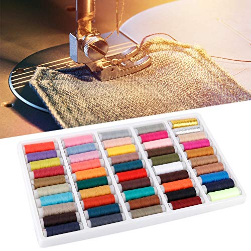 50pcs Verschiedene Farbpolyester -Nähfadenrollen - und Vielseitig für FTS, Kleidung und Heimatprojekte 50pcs Verschiedene Farbpolyester -Nähfadenrollen - und Vielseitig für FTS, Kleidung und Heimatprojekte von EBTOOLS