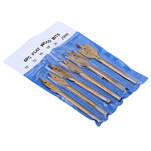 6pcs High-Carbon-Stahlspaten-Spaten-Bits für Holzbearbeitung-Premium-Bo-Werkzeuge mit ELEG-Beschichtung 6pcs High-Carbon-Stahlspaten-Spaten-Bits für Holzbearbeitung-Premium-Bo-Werkzeuge mit ELEG-Beschichtung von EBTOOLS