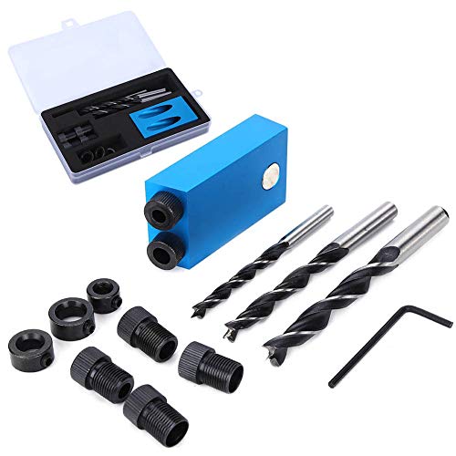 Blau Aluminium Oy 5 ° Schrägloch -Locator mit Magnetischem Bohrpositionier für Holzbearbeitung von Ftsmen von EBTOOLS