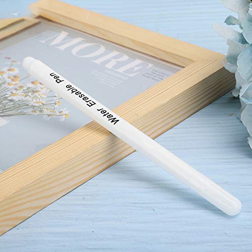 EBTOOLS 10pcs DIY -Lösliche Löschbare Stoffmarker für Schneiderei, Kleidung und Stickerei -, Einzelkopfdesign (Einzelkopf weiß) von EBTOOLS