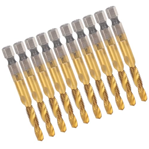 EBTOOLS 10pcs Hochgeschwindigkeits-Stahl Hex Shank M6 Drill Tippset mit TI-Beschichtung für Mühelose Bohrungen und in Mehreren Materialien EBTOOLS 10pcs Hochgeschwindigkeits-Stahl Hex Shank M6 Drill Tippset mit TI-Beschichtung für Mühelose Bohrungen und in Mehreren Materialien von EBTOOLS